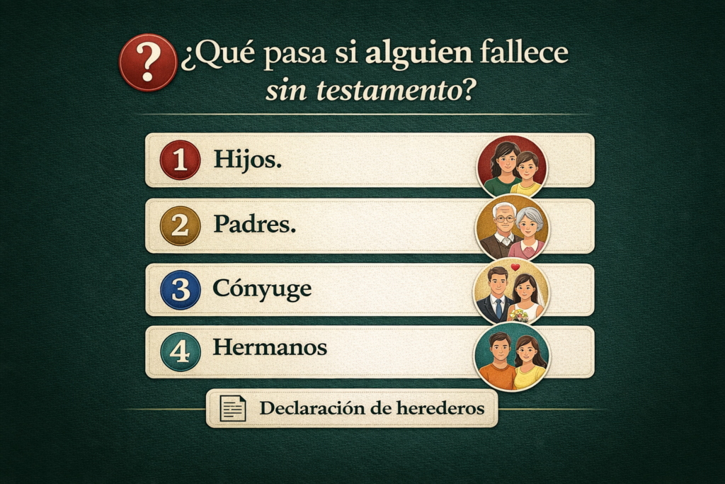 ¿Qué pasa si una persona fallece sin testamento? ¿Qué pasa si una persona fallece sin testamento?